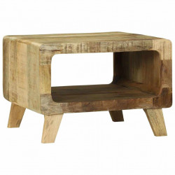 Stolik kawowy Brązowy 50 x 50 x 35 cm Drewno z mango