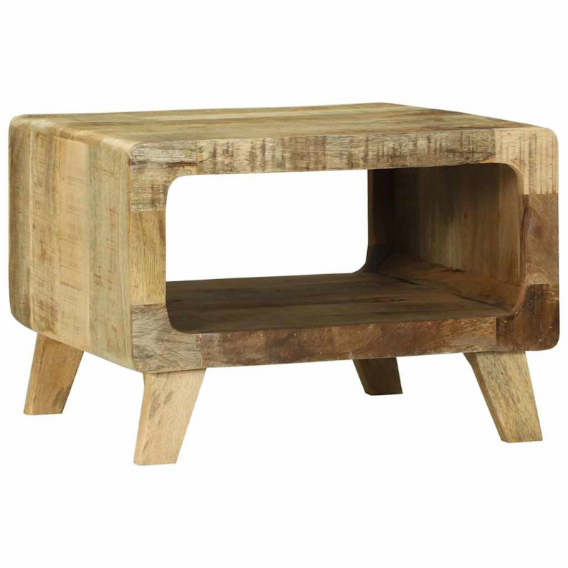 Stolik kawowy Brązowy 50 x 50 x 35 cm Drewno z mango