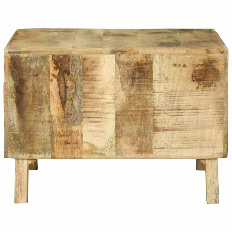 Stolik kawowy Brązowy 50 x 50 x 35 cm Drewno z mango