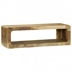 Szafka pod telewizor Brązowy 80 x 30 x 25 cm Lite drewno mango
