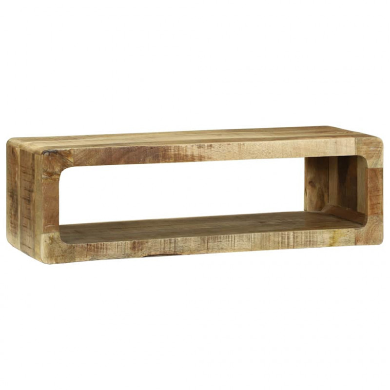 Szafka pod telewizor Brązowy 80 x 30 x 25 cm Lite drewno mango