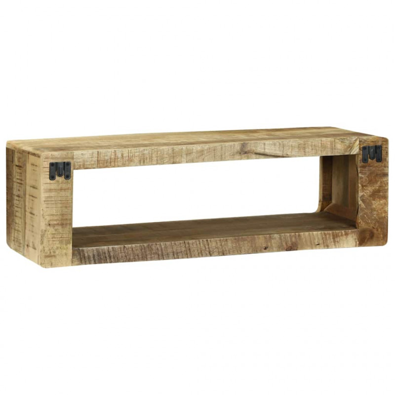 Szafka pod telewizor Brązowy 80 x 30 x 25 cm Lite drewno mango