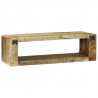 Szafka pod telewizor Brązowy 80 x 30 x 25 cm Lite drewno mango