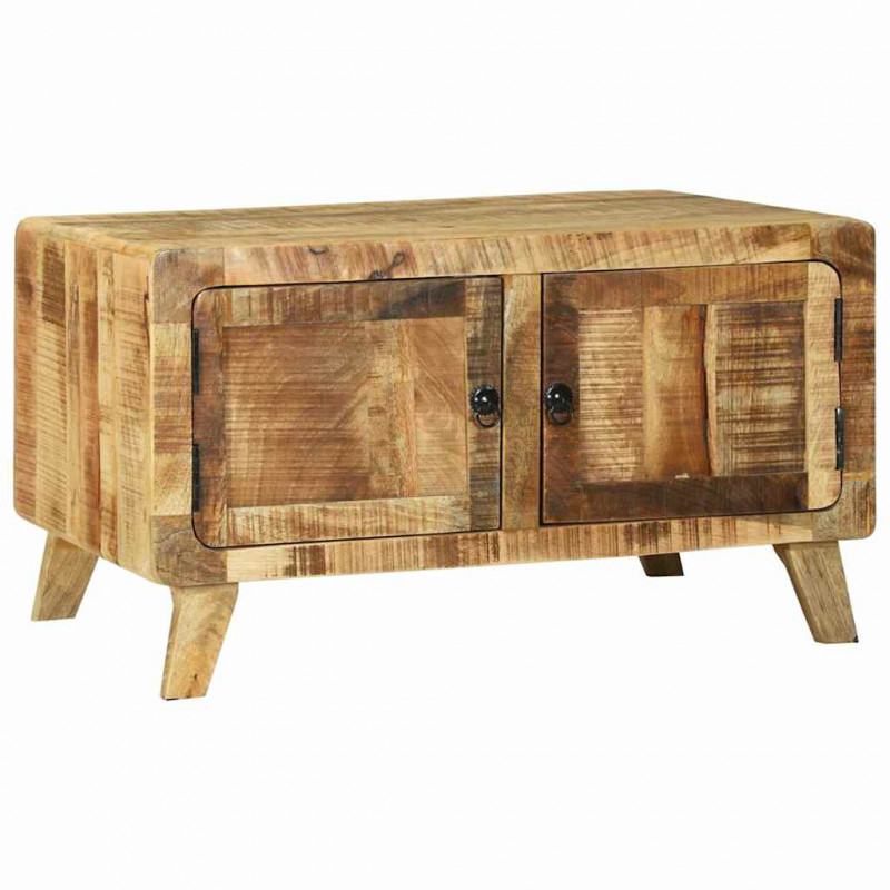 Stolik kawowy Brązowy 80 x 54 x 45 cm Drewno z mango