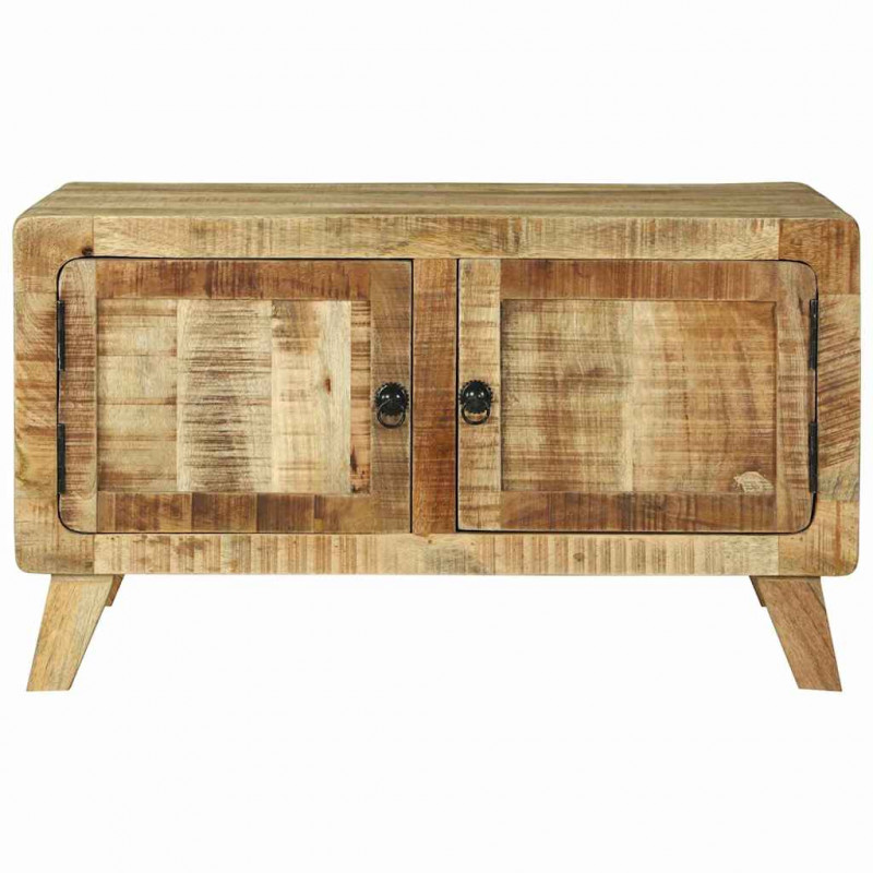 Stolik kawowy Brązowy 80 x 54 x 45 cm Drewno z mango