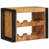 Regał na wino Brązowy 100 x 45 x 33 cm Lite Surowe Drewno Mango