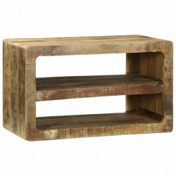 Szafka pod telewizor Brązowy 60 x 32 x 36 cm Lite drewno mango