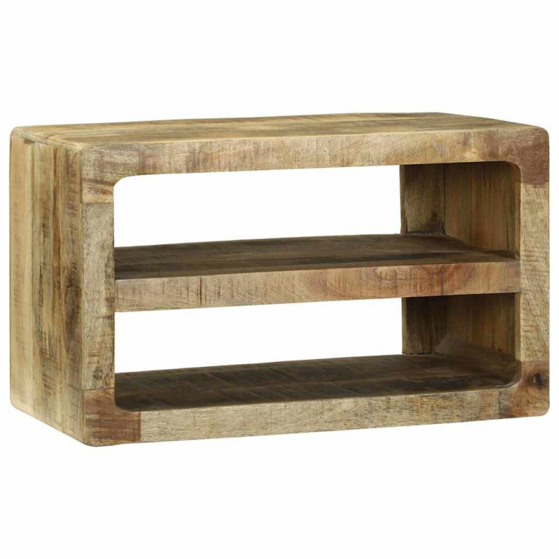Szafka pod telewizor Brązowy 60 x 32 x 36 cm Lite drewno mango