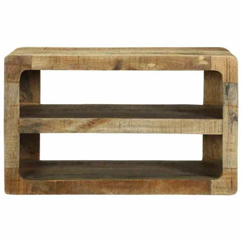 Szafka pod telewizor Brązowy 60 x 32 x 36 cm Lite drewno mango