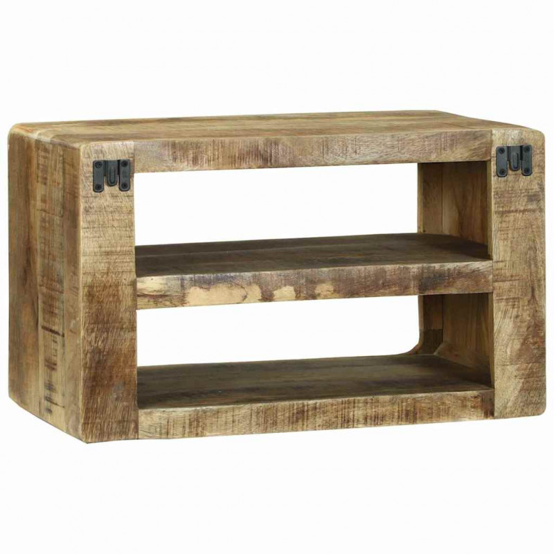 Szafka pod telewizor Brązowy 60 x 32 x 36 cm Lite drewno mango