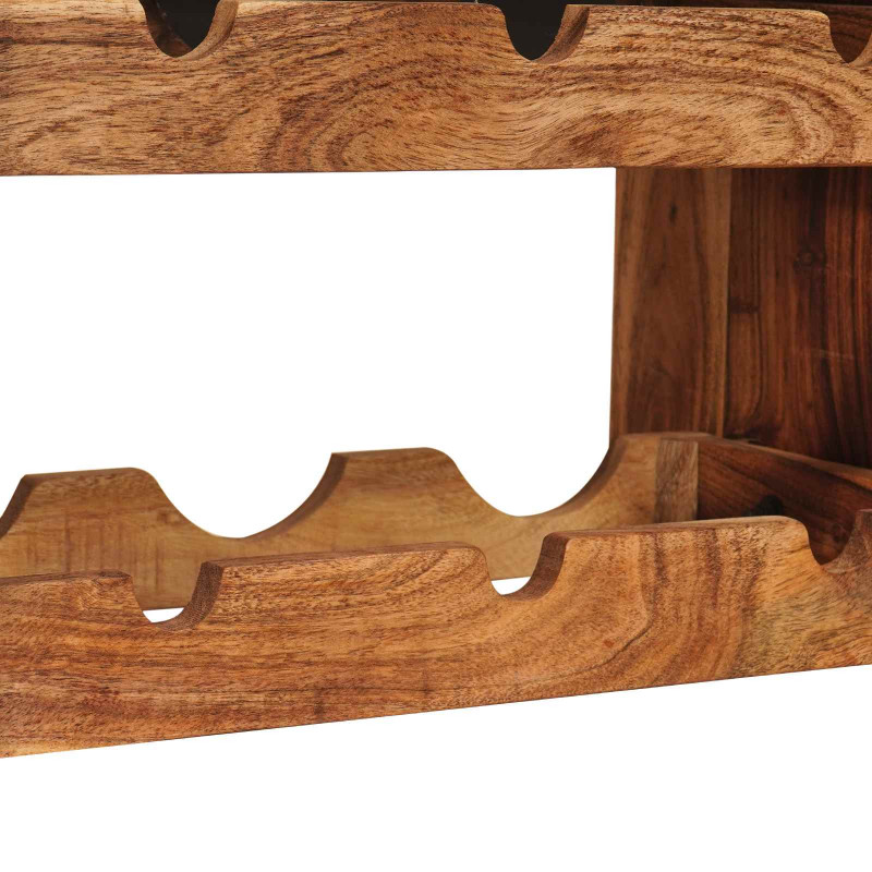 Regał na wino Brązowy 100 x 45 x 33 cm Lite Drewno Akacji