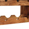 Regał na wino Brązowy 100 x 45 x 33 cm Lite Drewno Akacji