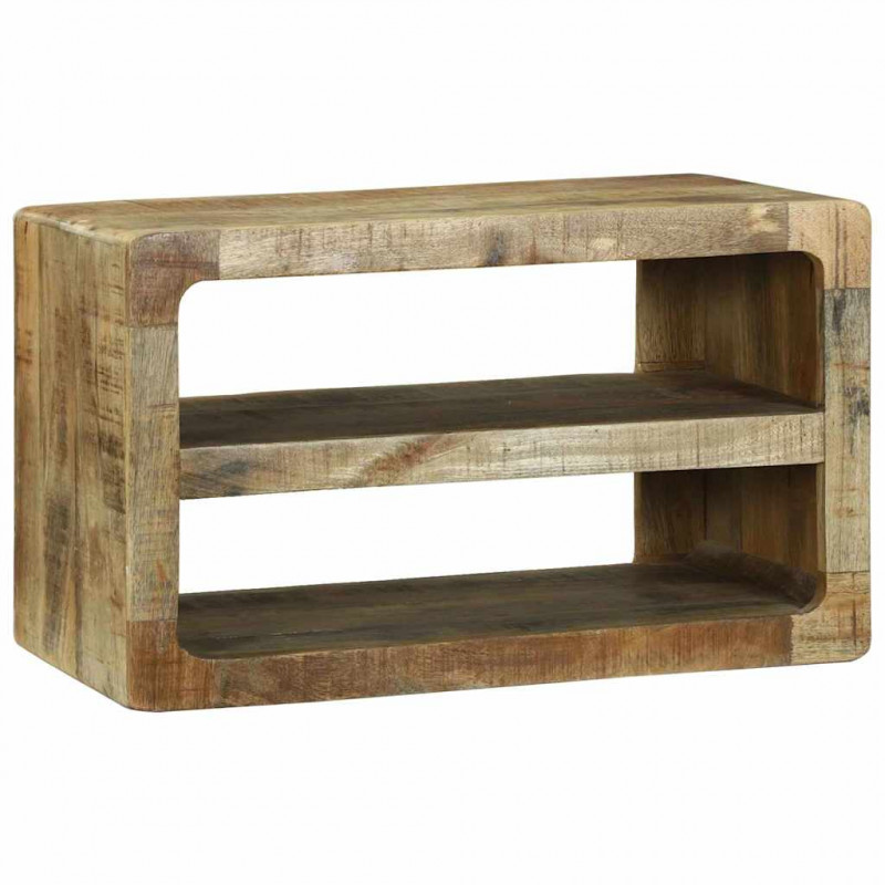 Szafka pod telewizor Brązowy 60 x 32 x 36 cm Lite drewno mango