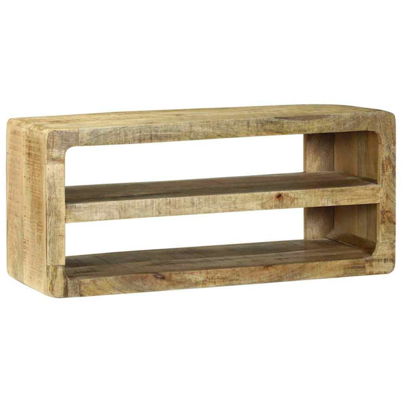 Szafka pod telewizor Brązowy 80 x 32 x 36 cm Lite drewno mango