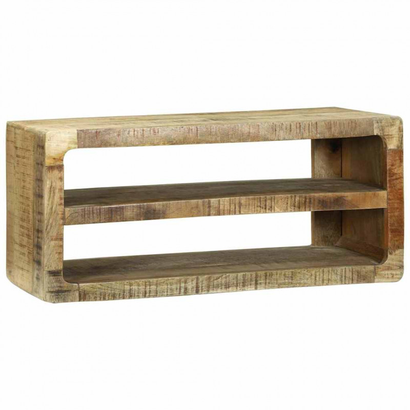 Szafka pod telewizor Brązowy 80 x 32 x 36 cm Lite drewno mango