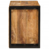 Regał na wino Brązowy 100 x 45 x 33 cm Lite Surowe Drewno Mango