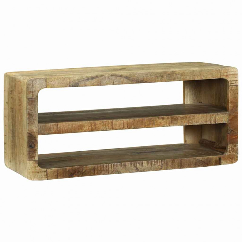 Szafka pod telewizor Brązowy 80 x 32 x 36 cm Lite drewno mango