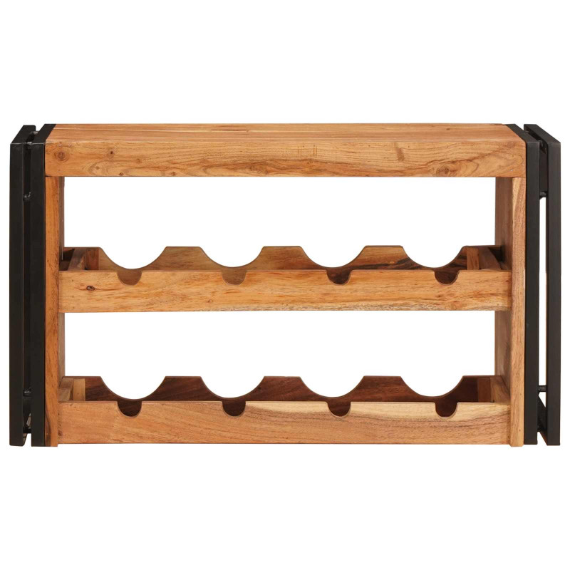Regał na wino Brązowy 100 x 45 x 33 cm Lite Drewno Akacji