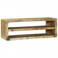 Szafka pod telewizor Brązowy 100 x 32 x 36 cm Lite drewno mango