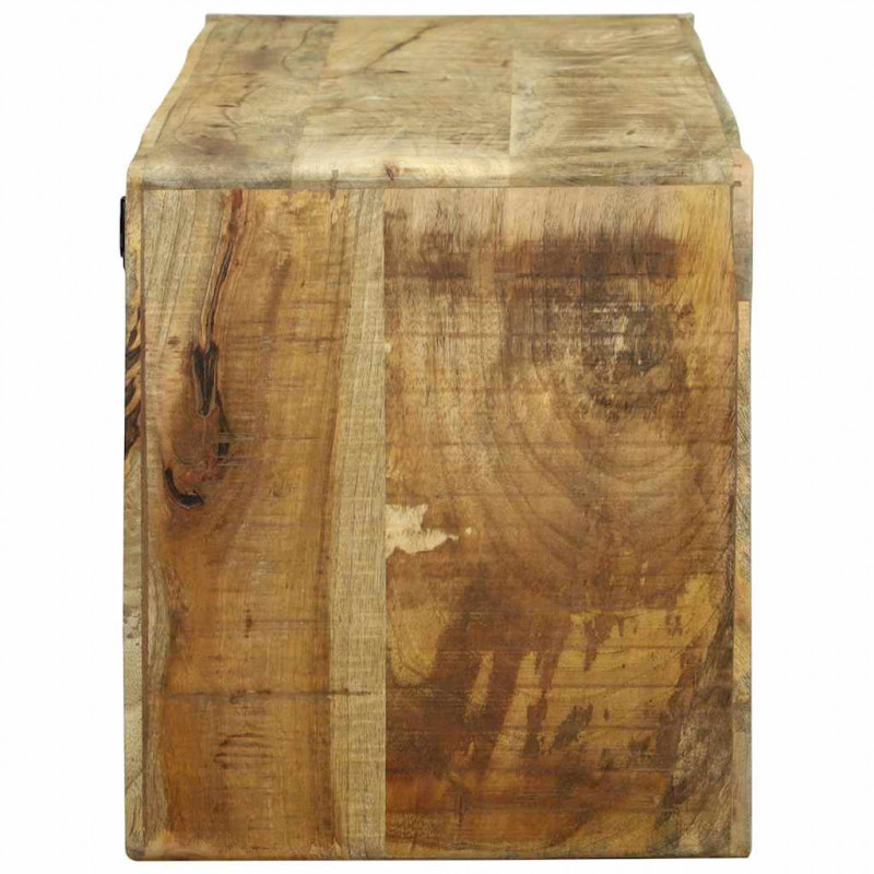 Szafka pod telewizor Brązowy 100 x 32 x 36 cm Lite drewno mango