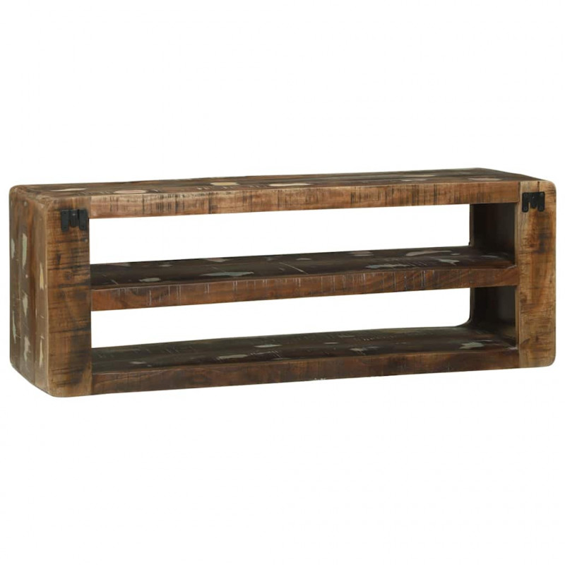Szafka pod telewizor 100 x 32 x 36 cm Lite drewno z odzysku
