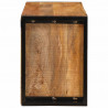 Regał na wino Brązowy 100 x 45 x 33 cm Lite Surowe Drewno Mango
