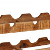 Regał na wino Brązowy 100 x 45 x 33 cm Lite Surowe Drewno Mango
