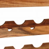Regał na wino Brązowy 100 x 45 x 33 cm Lite Drewno Akacji