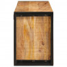 Regał na wino Brązowy 100 x 45 x 33 cm Lite Surowe Drewno Mango