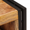 Regał na wino Brązowy 100 x 45 x 33 cm Lite Surowe Drewno Mango