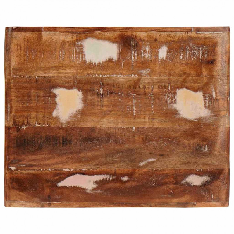 Stolik końcowy Brązowy 40 x 32 x 46 cm Lite Drewno Recyklingowe