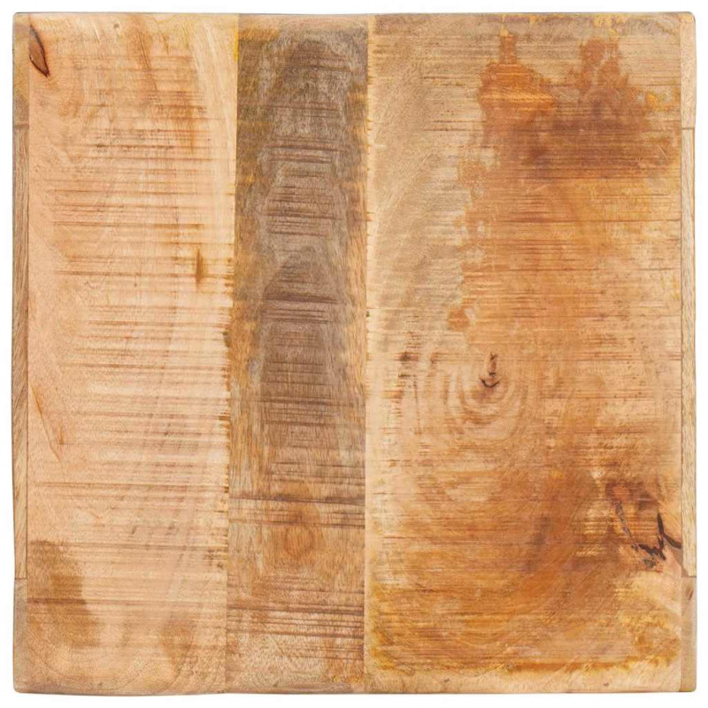 Stolik końcowy z półką Brązowy 40 x 40 x 49 cm Drewno z mango