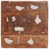 Stolik końcowy Brązowy 40 x 40 x 49 cm Lite Drewno Recyklingowe