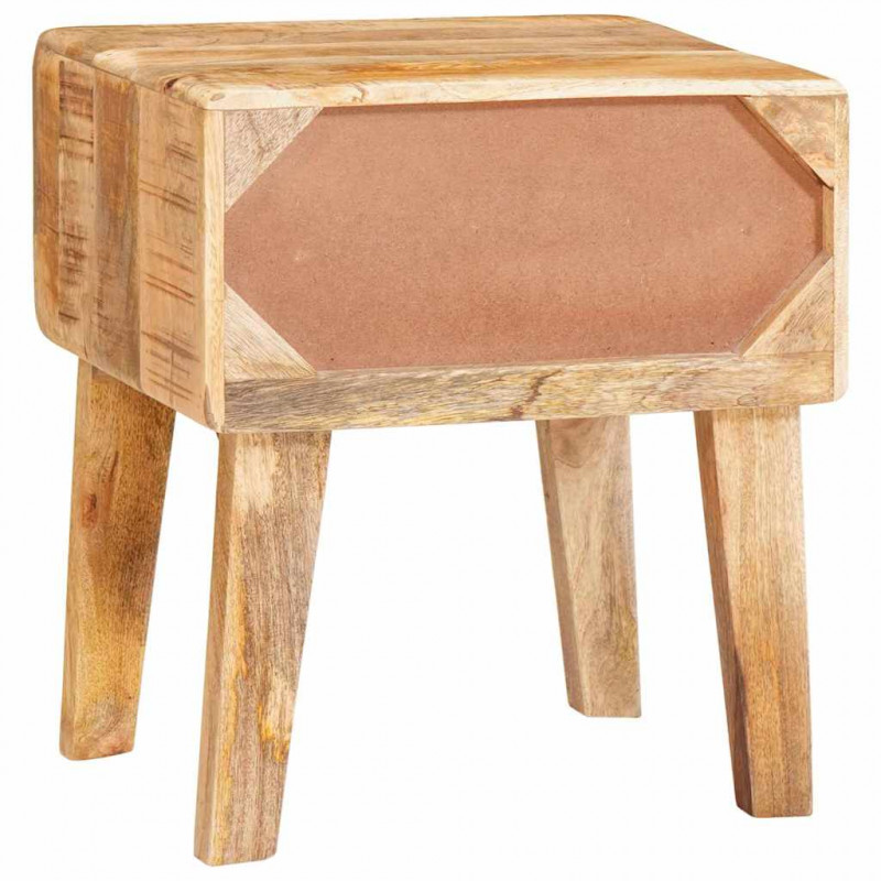Stolik końcowy Brązowy 40 x 32 x 46 cm Drewno z mango