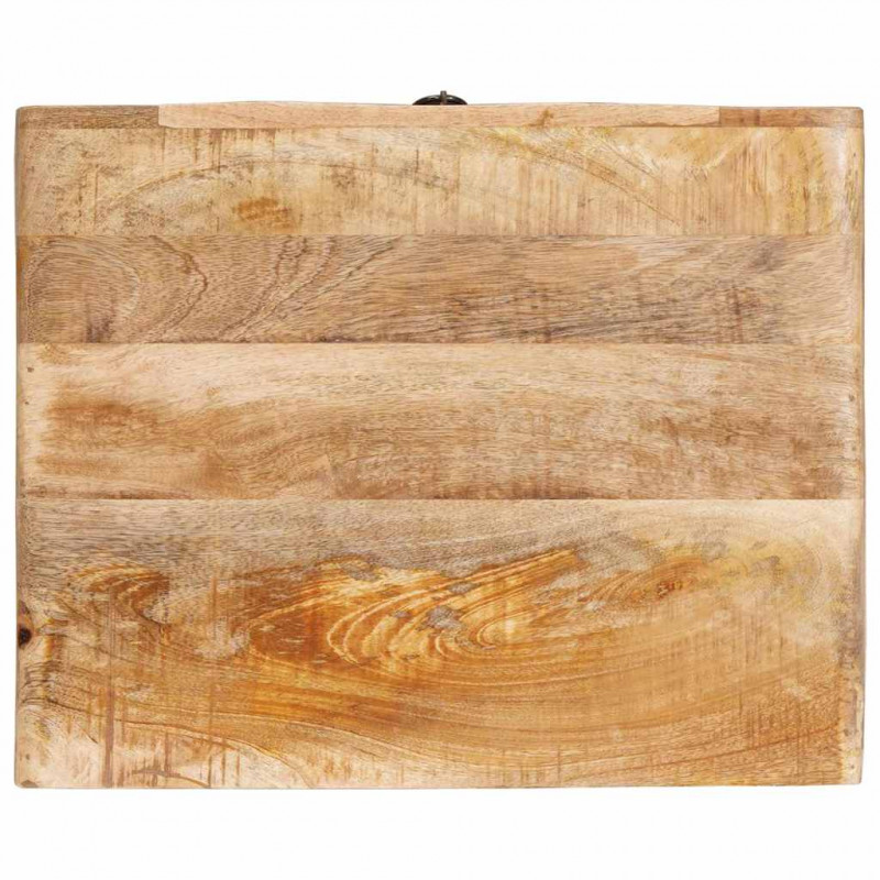 Stolik końcowy Brązowy 40 x 32 x 46 cm Drewno z mango