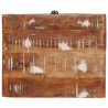 Stolik końcowy Brązowy 40 x 32 x 46 cm Lite Drewno Recyklingowe