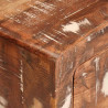 Stolik końcowy Brązowy 40 x 32 x 46 cm Lite Drewno Recyklingowe