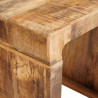 Stolik gniazdowy 2 pcs Brązowy 46 x 40 x 46 cm Drewno z mango