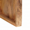 Stolik gniazdowy 2 pcs Brązowy 46 x 40 x 46 cm Drewno z mango