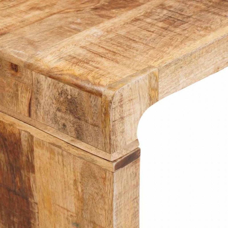 Stolik Nesting 3 pcs Brązowy Drewno z mango
