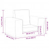 Kanapa dla dziecka, rozkładana, kremowa, miękki plusz