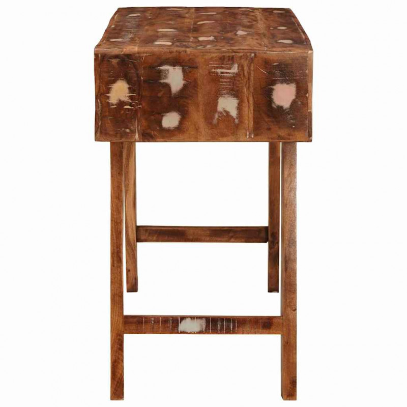 Toaletka Brązowy 90 x 76 x 45 cm Lite Drewno Recyklingowe