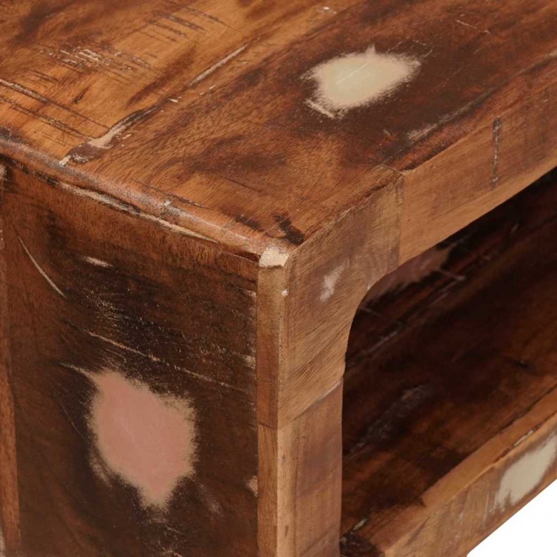 Toaletka Brązowy 90 x 76 x 45 cm Lite Drewno Recyklingowe