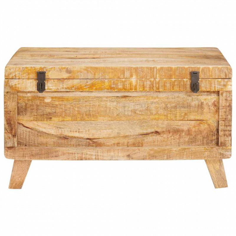Skrzynia do przechowywania 70 x 35 x 40 cm lite drewno mango