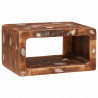 Stolik nocny Brązowy 45 x 30 x 24 cm Lite Drewno Recyklingowe