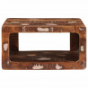 Stolik nocny Brązowy 45 x 30 x 24 cm Lite Drewno Recyklingowe