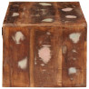 Stolik nocny Brązowy 45 x 30 x 24 cm Lite Drewno Recyklingowe