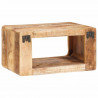 Stolik nocny 2 pcs Brązowy 45 x 30 x 24 cm Drewno z mango