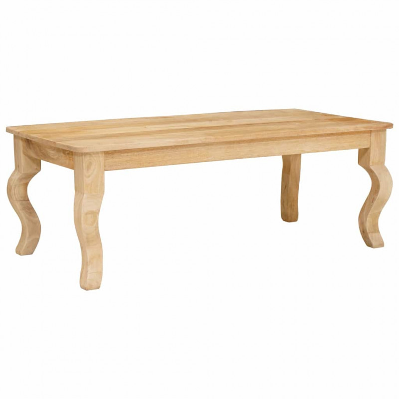 Stolik kawowy Brązowy 110 x 55 x 40 cm Drewno z mango