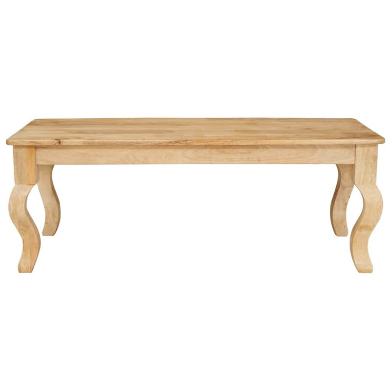 Stolik kawowy Brązowy 110 x 55 x 40 cm Drewno z mango